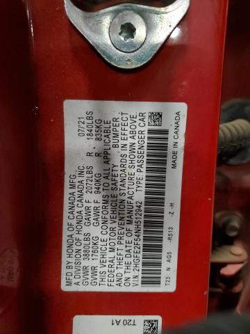 2022 HONDA CIVIC SPOR #3291076172