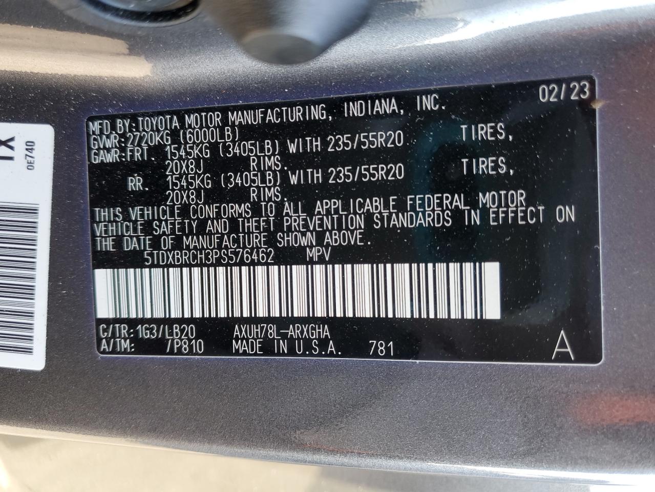 TOYOTA HIGHLANDER HYBRID LIMITED