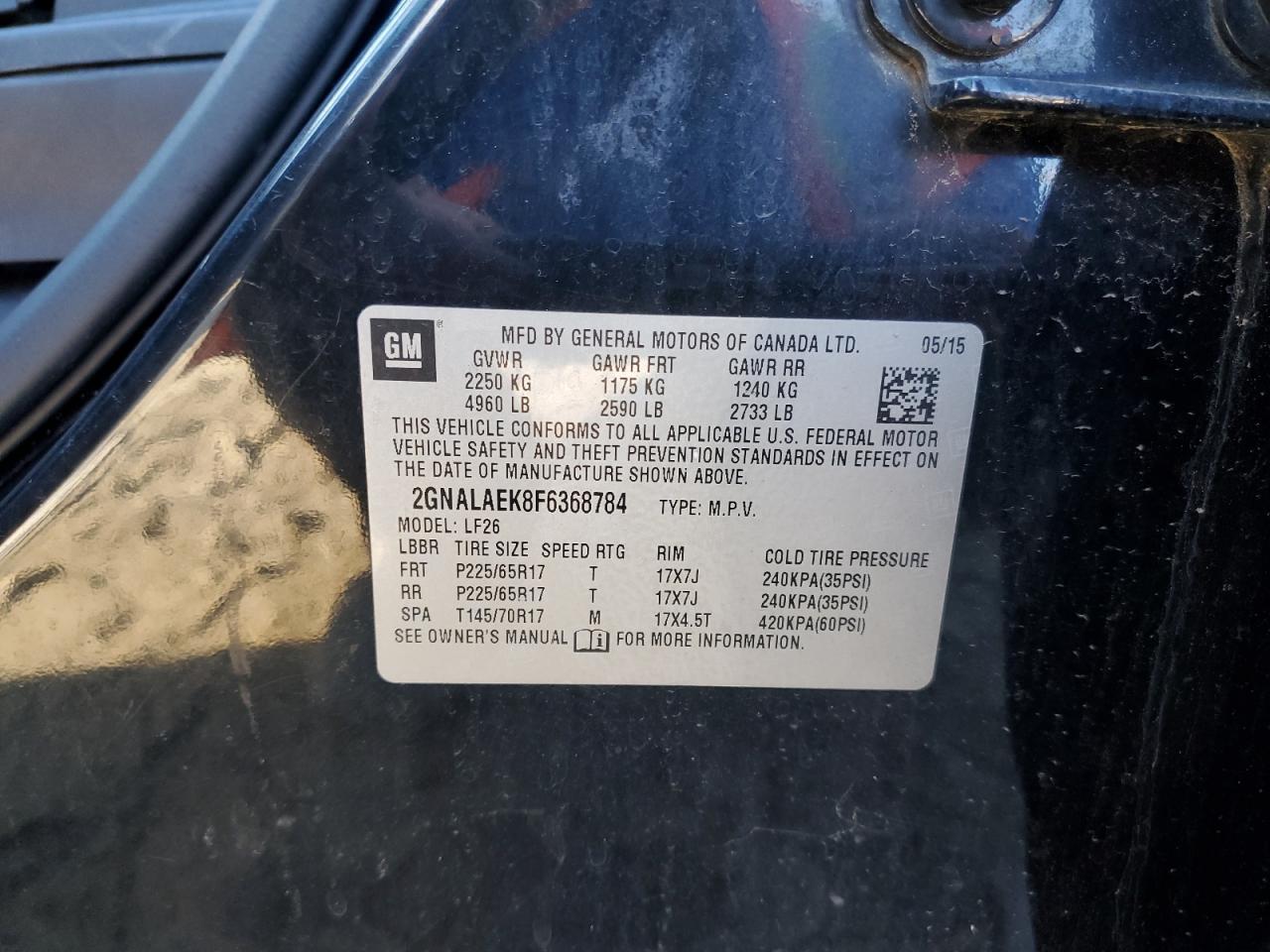 CHEVROLET EQUINOX LS