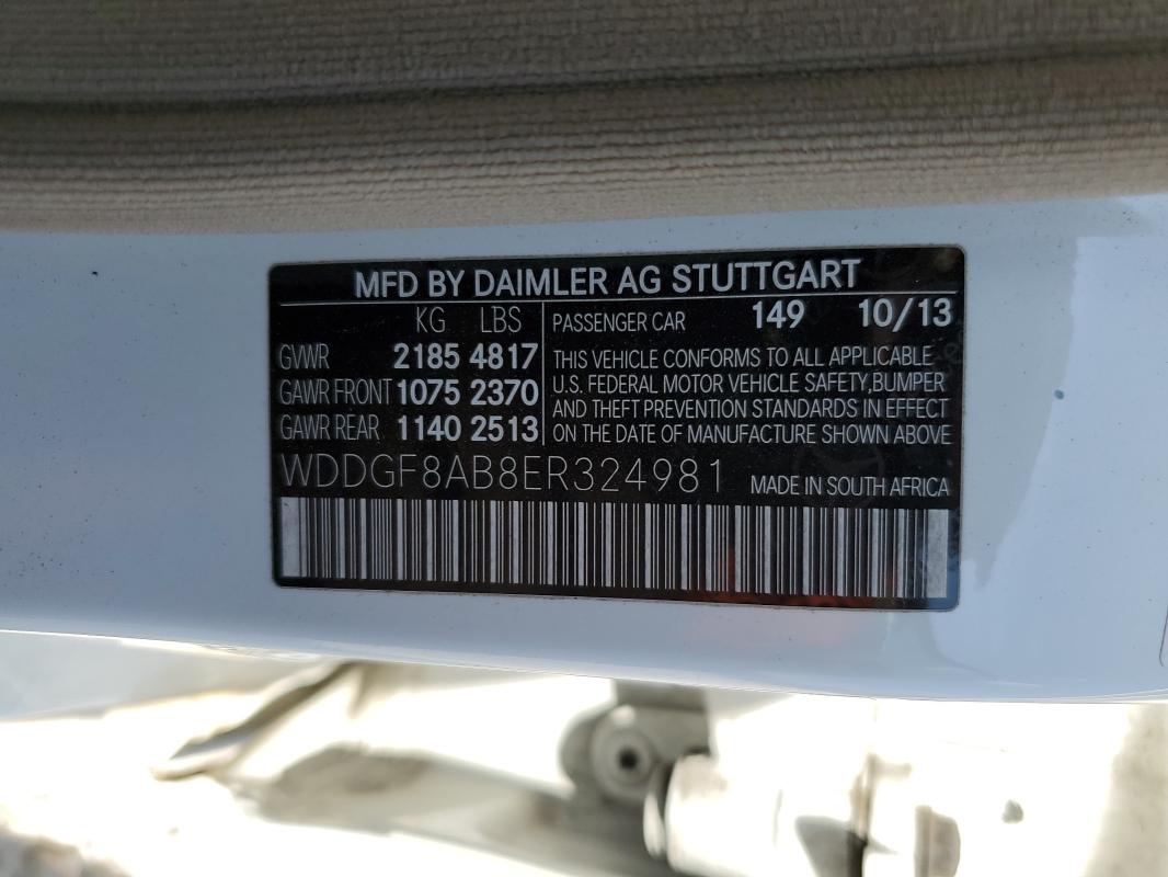 2014 MERCEDES-BENZ C 300 4MAT - WDDGF8AB8ER324981