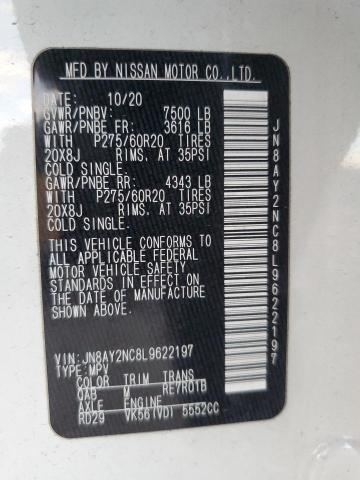 2020 NISSAN ARMADA SV #3297147505