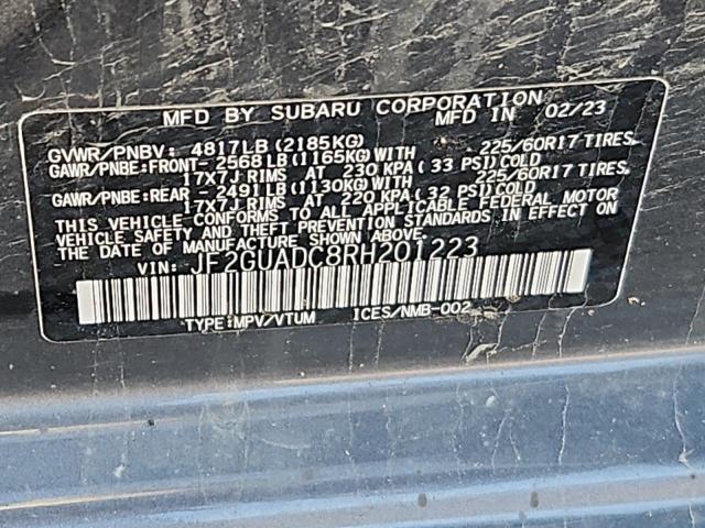 2024 SUBARU CROSSTREK PREMIUM - JF2GUADC8RH201223