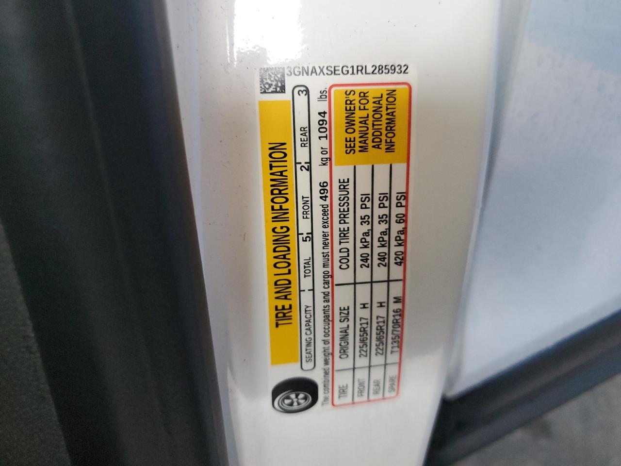 CHEVROLET EQUINOX LS