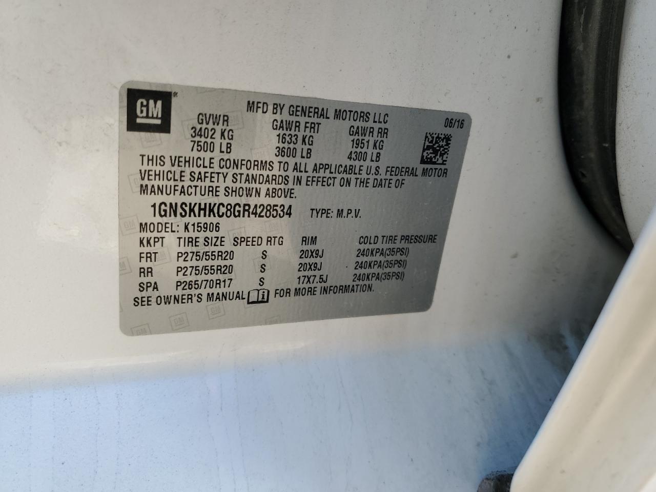 CHEVROLET SUBURBAN K1500 LT