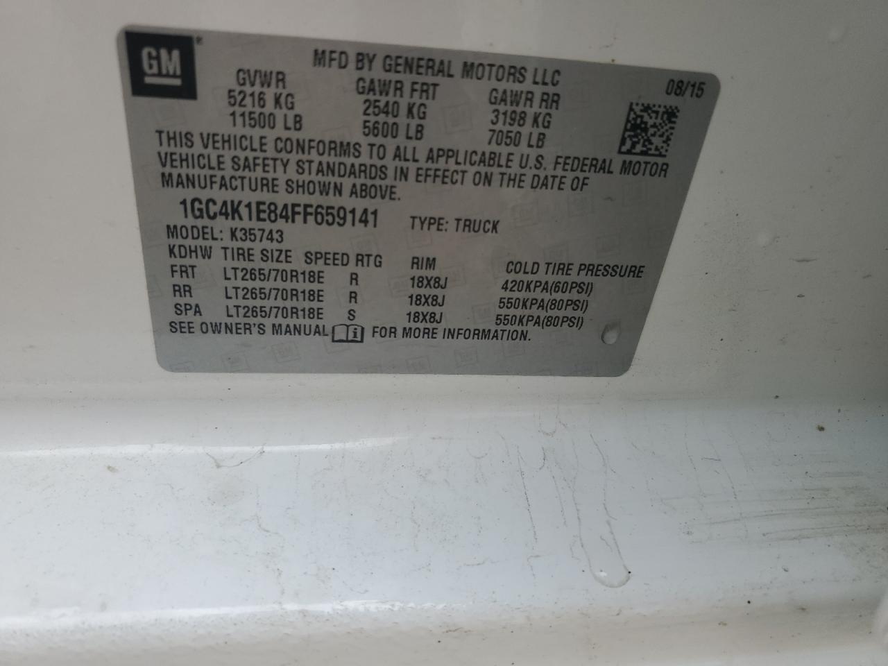 CHEVROLET SILVERADO K3500 HIGH COUNTRY