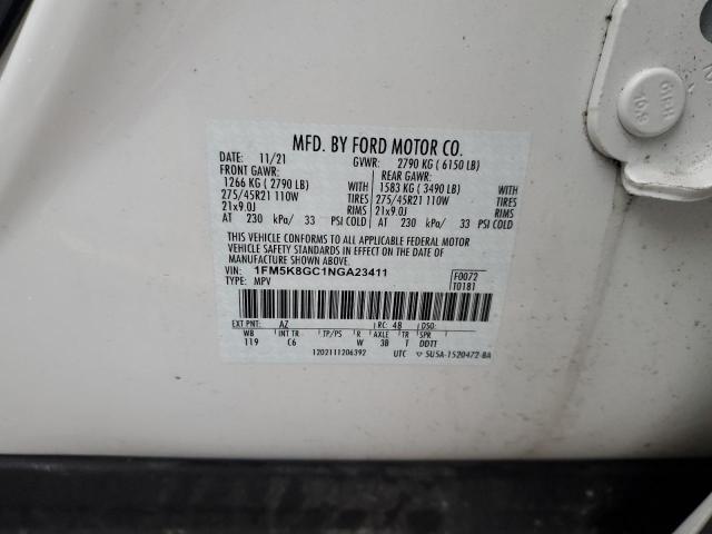 2022 FORD EXPLORER S #3283813478