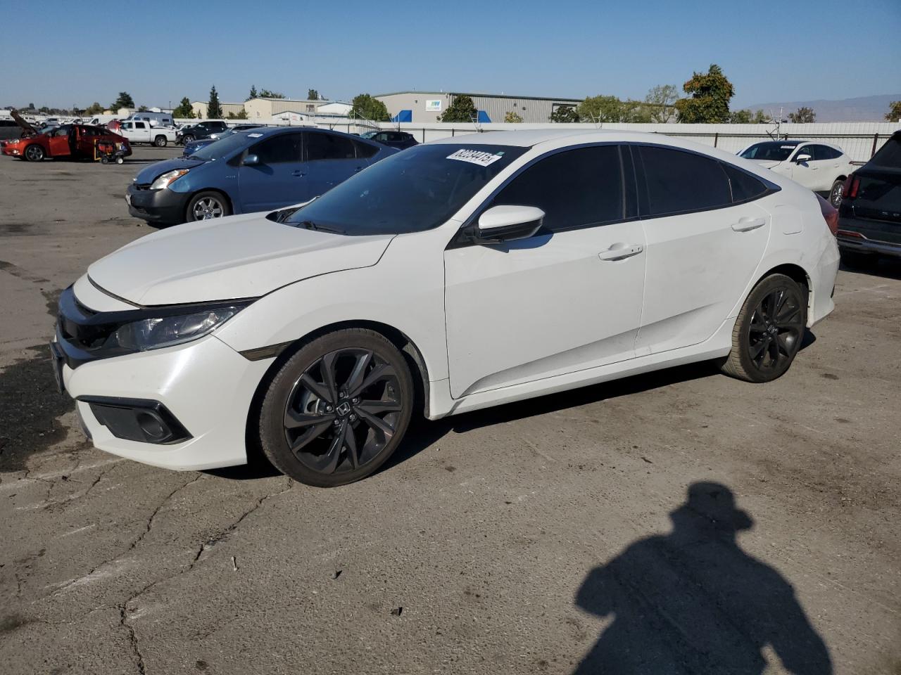 Lot #3302777911 2020 HONDA CIVIC SPORT