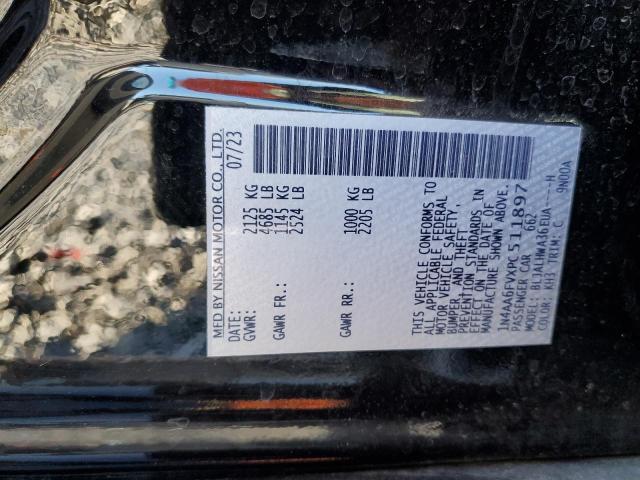 2023 NISSAN MAXIMA PLA 1N4AA6FVXPC511897