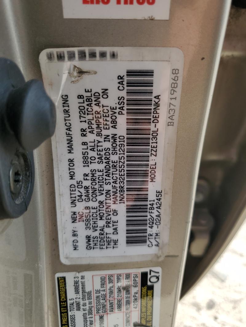 2005 TOYOTA COROLLA CE #3311607230