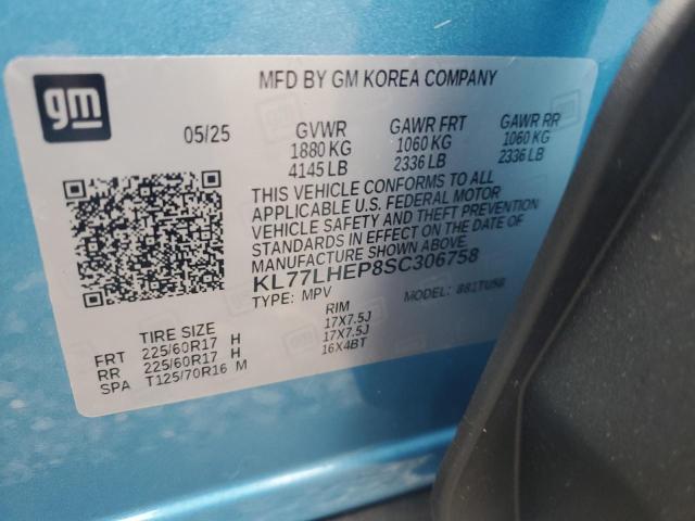 2025 CHEVROLET TRAX 1LT #3296231465