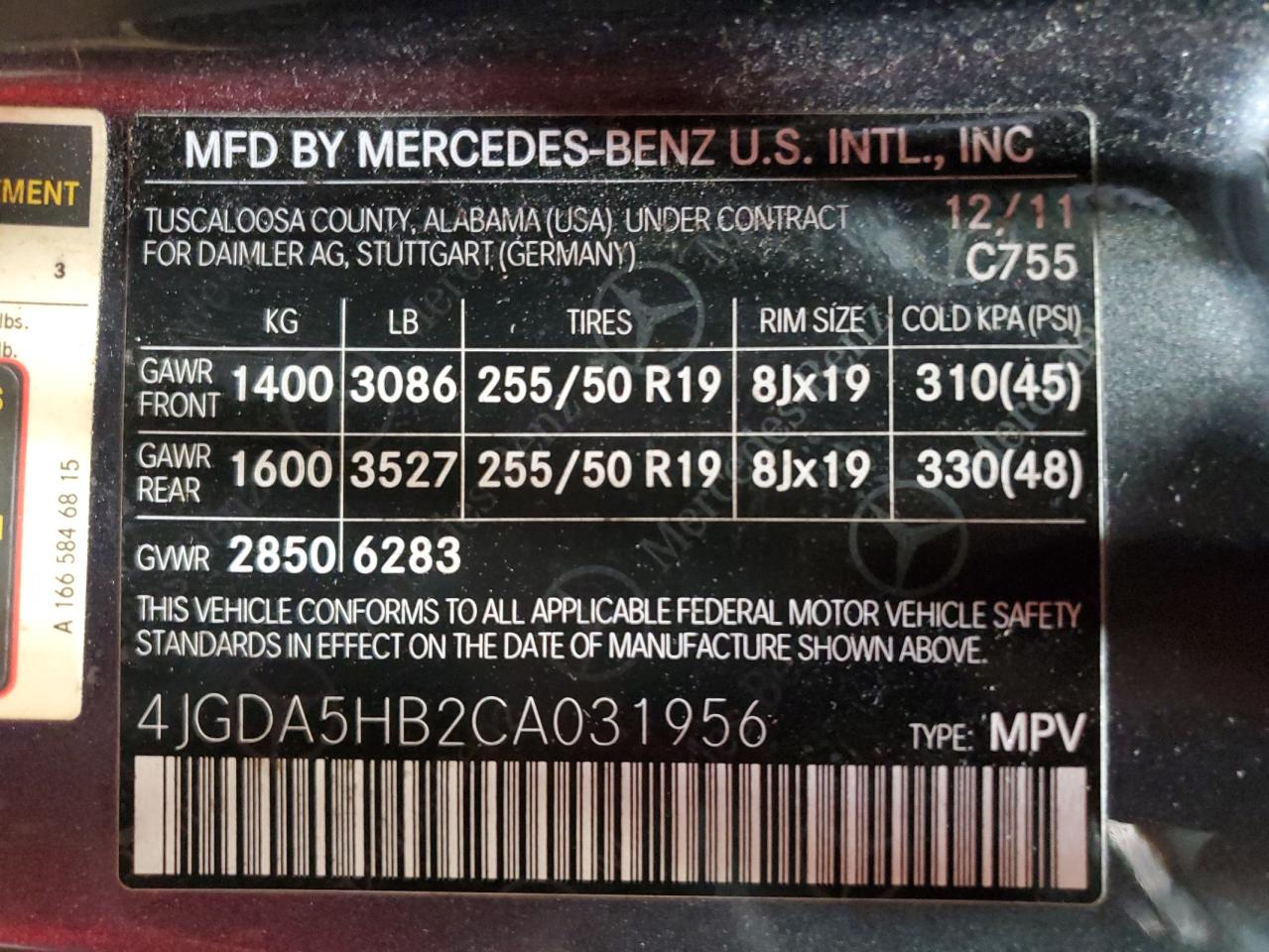 MERCEDES-BENZ M-CLASS 350 4MATIC