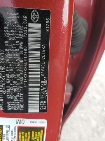 2011 TOYOTA CAMRY SE - 4T1BK3EK5BU613480