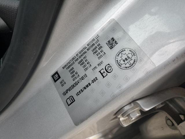 2016 BUICK VERANO SPO 1G4PW5SK3G4174510