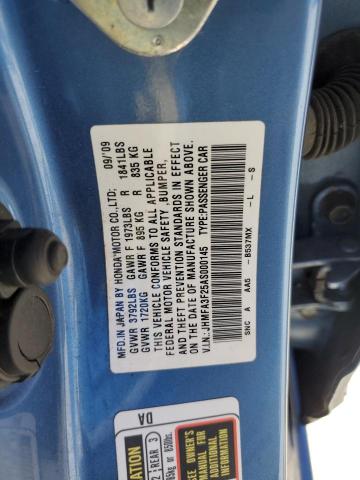 2010 HONDA CIVIC HYBR #3279270379