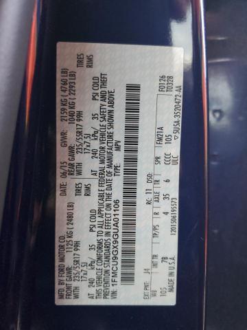 2016 FORD ESCAPE SE #3279519252