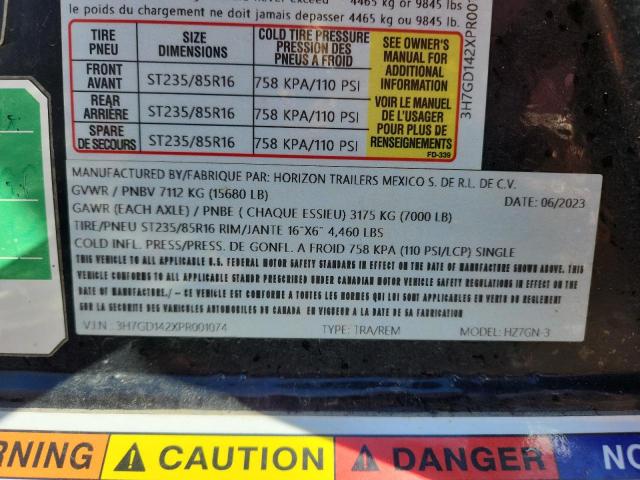 2023 HORIZON UNKNOWN #3275533706