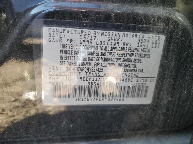 2017 NISSAN SENTRA S - 3N1AB7AP0HY327425