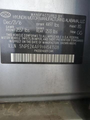 2017 HYUNDAI SONATA SE #3284812603