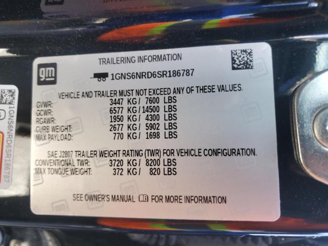 2025 CHEVROLET TAHOE K150 #3290247202