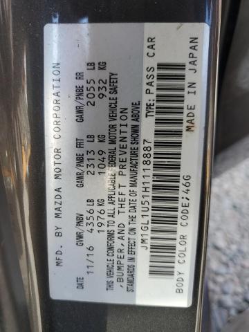 2017 MAZDA 6 SPORT #3309509580