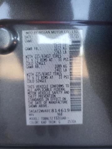 2015 NISSAN ROGUE S - 5N1AT2MV4FC814619