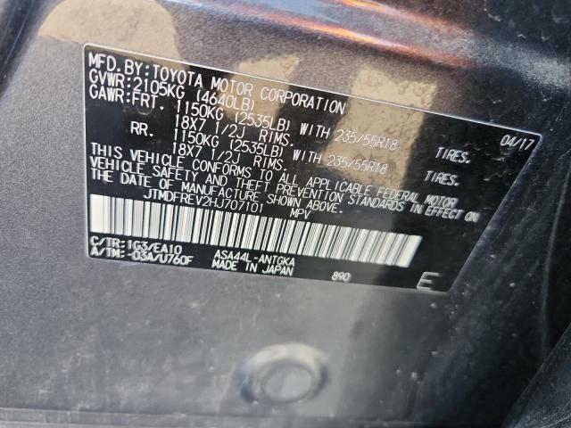 2017 TOYOTA RAV4 LIMIT - JTMDFREV2HJ707101