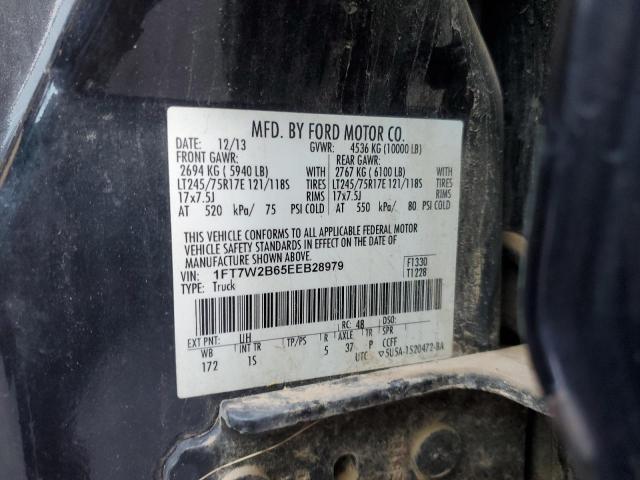 2014 FORD F250 SUPER - 1FT7W2B65EEB28979