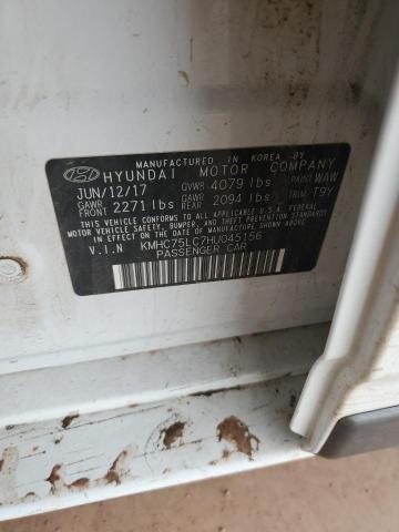 2017 HYUNDAI IONIQ SEL KMHC75LC7HU045156