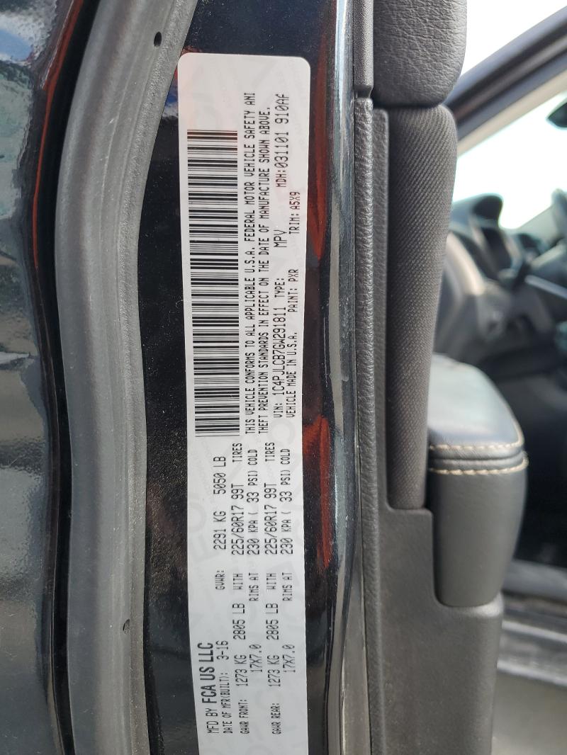 2016 JEEP CHEROKEE L - 1C4PJLCB7GW291811