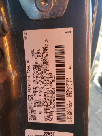 2013 TOYOTA TUNDRA DOU - 5TFUW5F18DX275223