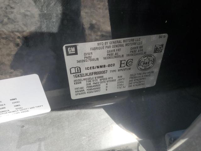 2015 GMC YUKON XL D - 1GKS2JKJ6FR668067