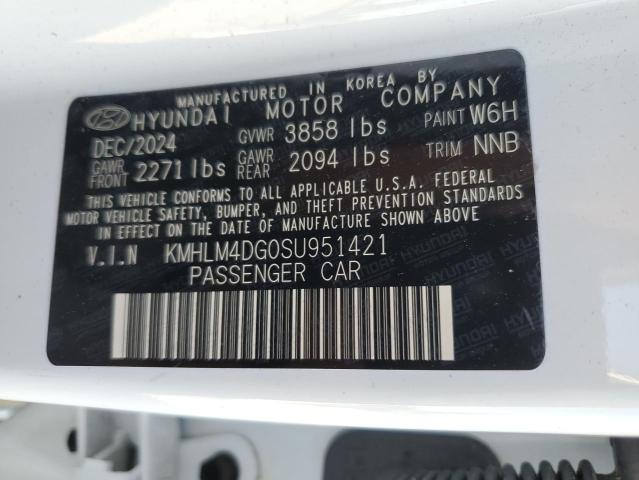 2025 HYUNDAI ELANTRA SEL SPORT KMHLM4DG0SU951421