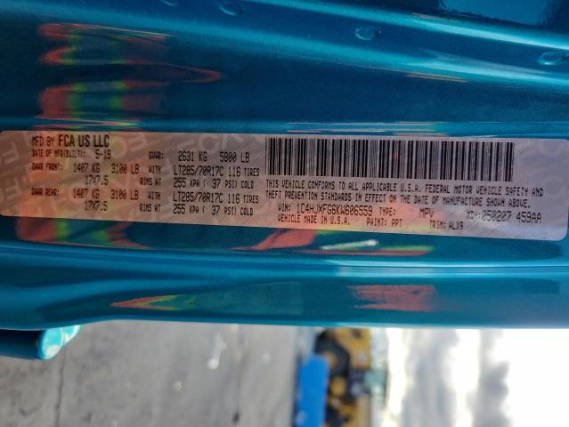 2019 JEEP WRANGLER U - 1C4HJXFG6KW606559