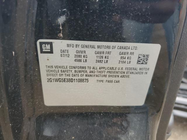 2013 CHEVROLET IMPALA LT #3292309263