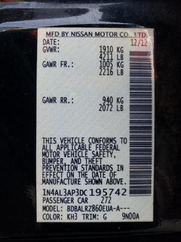 2013 NISSAN ALTIMA 2.5 - 1N4AL3AP3DC195742