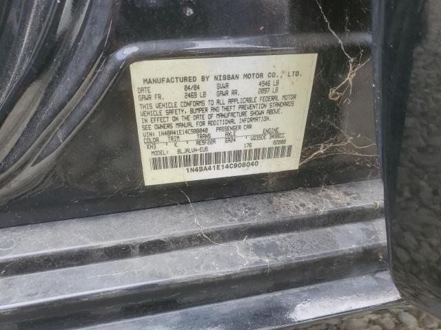 2004 NISSAN MAXIMA SE #3294392529