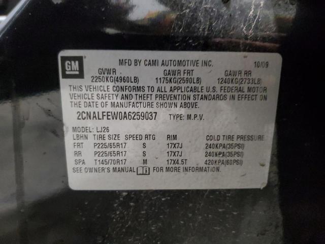 2010 CHEVROLET EQUINOX LT - 2CNALFEW0A6259037