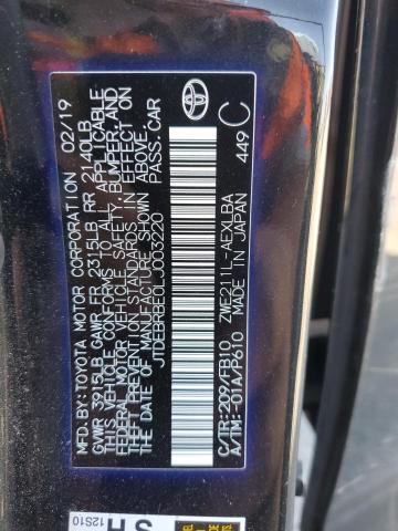 2020 TOYOTA COROLLA LE - JTDEBRBE0LJ003220