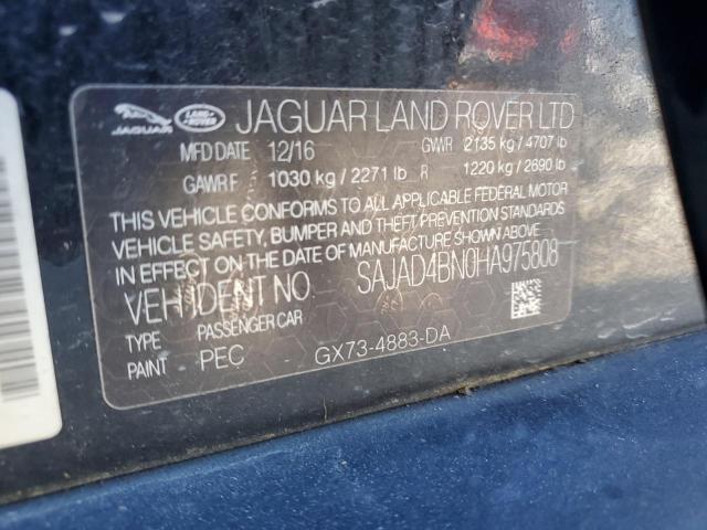 2017 JAGUAR XE PREMIUM SAJAD4BN0HA975808