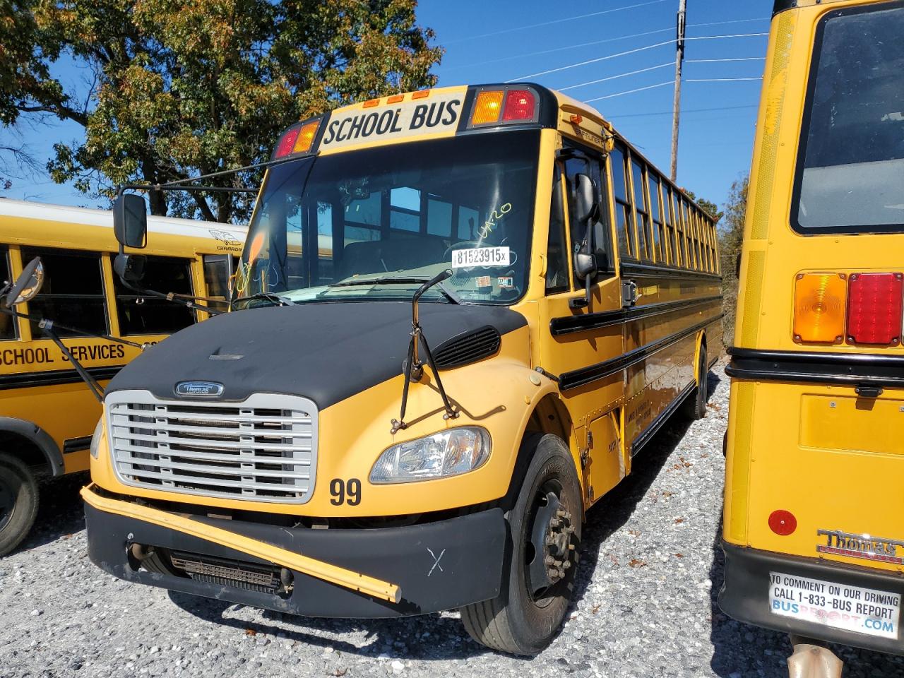 Lot #3273801376 2012 THOMAS SAF-T-LINER C2