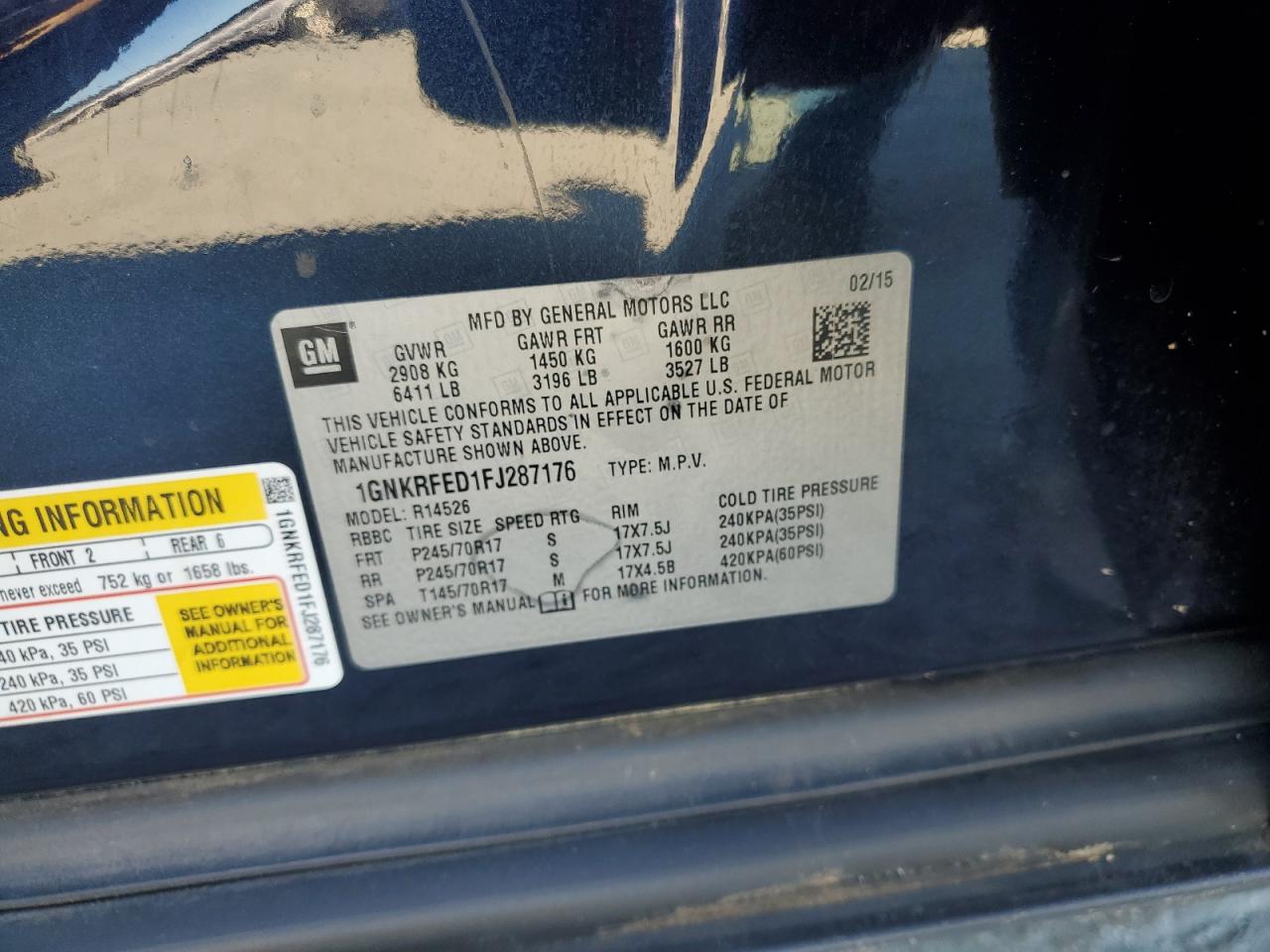 CHEVROLET TRAVERSE LS