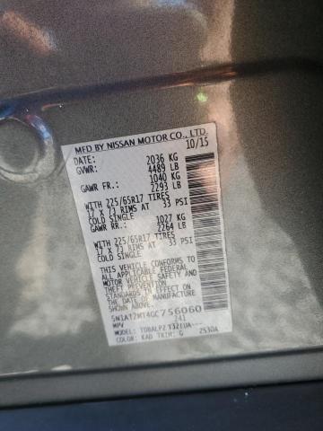 2016 NISSAN ROGUE S - 5N1AT2MT4GC756060