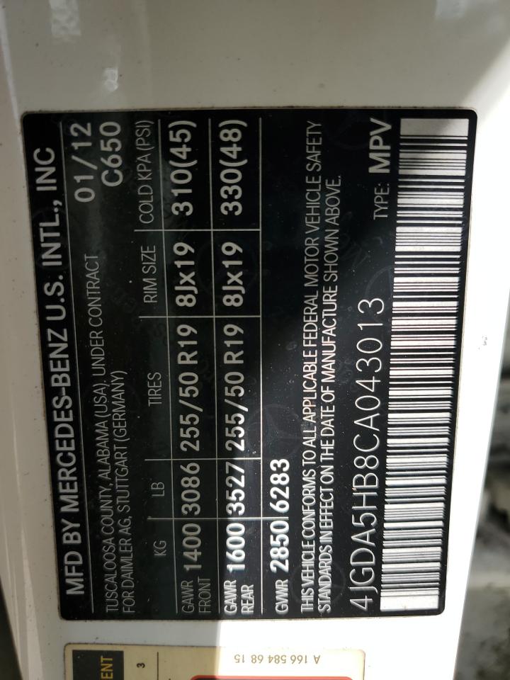 MERCEDES-BENZ M-CLASS 350 4MATIC