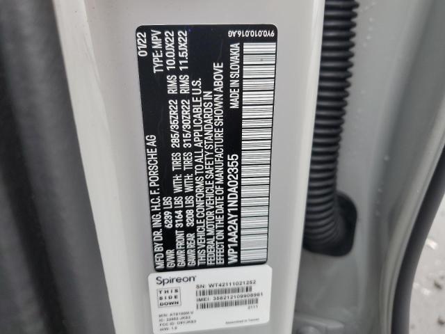 2022 PORSCHE CAYENNE #3301846374