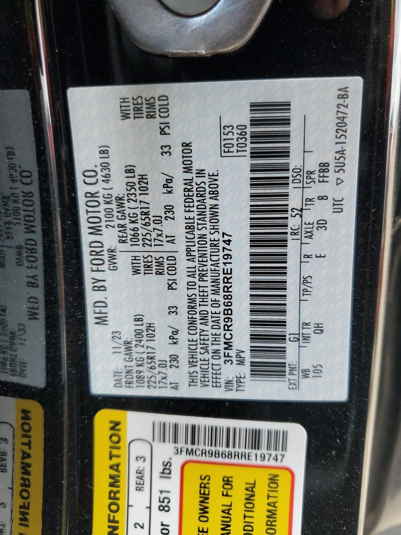 2024 FORD BRONCO SPO - 3FMCR9B68RRE19747