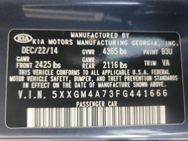 2015 KIA OPTIMA LX #3276389669