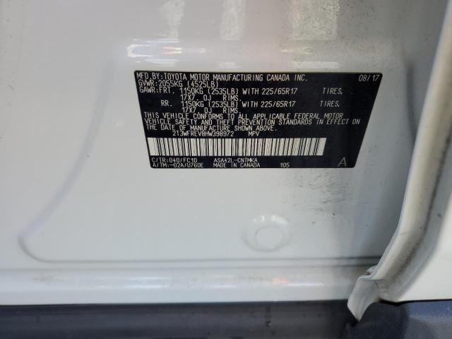 2017 TOYOTA RAV4 XLE - 2T3WFREV8HW398972