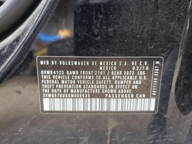 2019 VOLKSWAGEN JETTA SEL - 3VWG57BUXKM005535