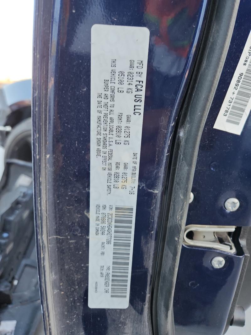 2016 DODGE CHARGER SXT #3316108253