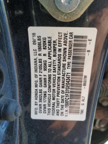 2016 HONDA CIVIC EX #3278788626